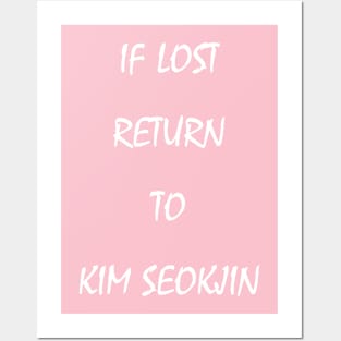 if lost return to jin Posters and Art